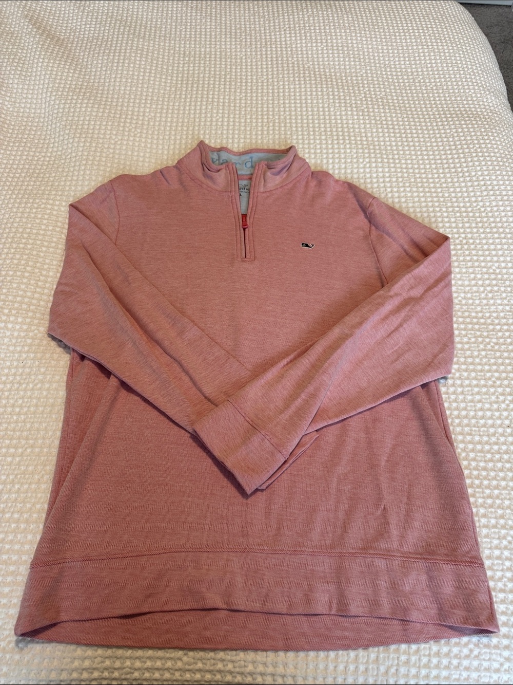 Vineyard Vines Men's Dusty Rose Half-Zip Pullover